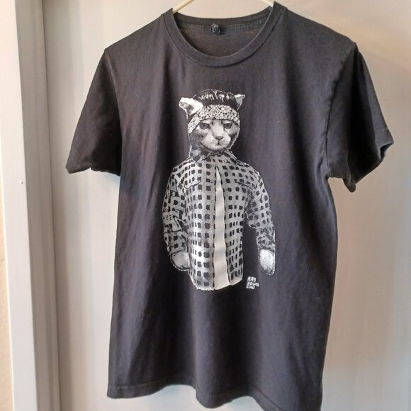 Cholo Cat black T-shirt - Size M - Picture 5 of 5